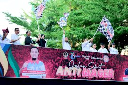 Warga Padati Jalan Sehat Anti Mager Peringatan 356 Tahun Sulsel