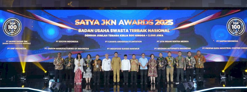 BPJS Kesehatan Anugerahkan Satya JKN Award 2025: Apresiasi bagi Perusahaan Penopang Perlindungan Kesehatan Pekerja Indonesia