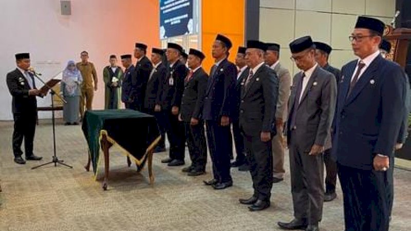 Wali Kota  Parepare Lantik Pejabat Pemkot, Tegaskan Tak Ada Jual Beli Jabatan