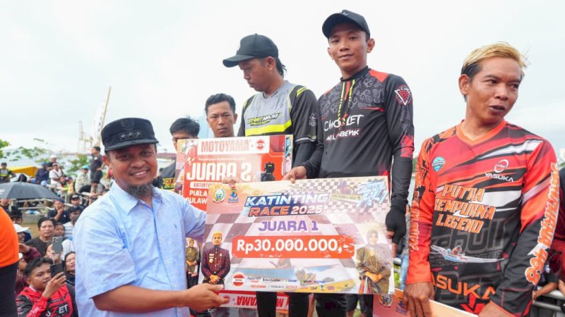 Gubernur Sulsel Sebut Ajang Budaya Maritim Harus Dilestarikan Saat Tutup Katinting Race 2025