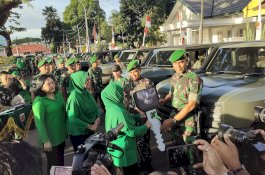 Puluhan Kendaraan Maung Diserahkan untuk Danramil Jajaran Kodam Hasanuddin