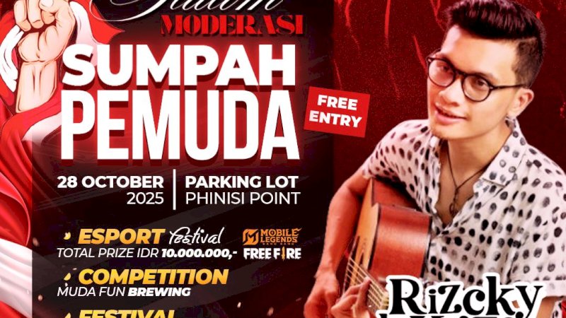 The Event Salam Moderasi Sambut Peringatan Sumpah Pemuda di Sulsel