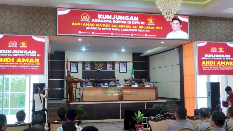 Terima Kunjungan Anggota Komisi III DPR-RI, Tasming Hamid  Harap Aspirasi Dibawa ke Pusat