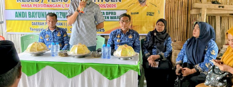 Ketua Komisi III DPRD Wajo Andi Bayuni Marzuki Reses di Kelurahan Cempalagi