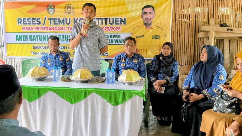 Ketua Komisi III DPRD Wajo Andi Bayuni Marzuki Reses di Kelurahan Cempalagi
