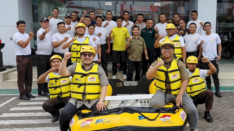 Grup Astra Makassar menggelar kegiatan Refreshment Unit Tanggap Darurat di Main Dealer Astra Motor Sulawesi Selatan (Asmo Sulsel)