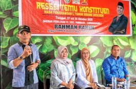 Anggota DPRD Wajo Rahman Rahim Serap Aspirasi Warga di Dua Kecamatan