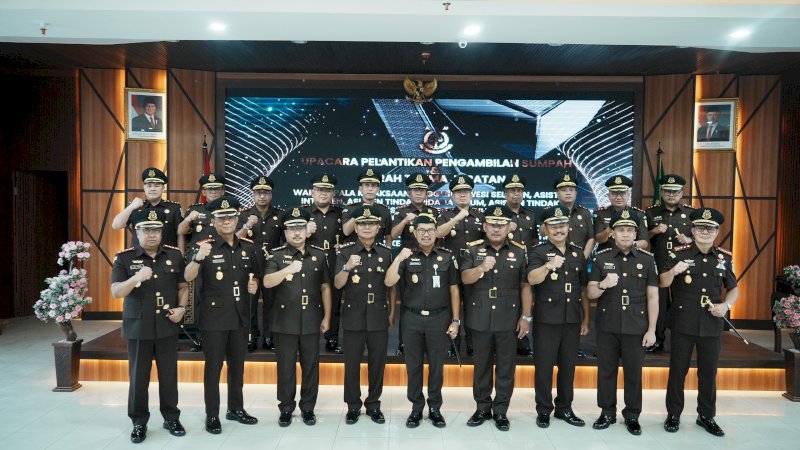 Kajati Lantik Belasan Kajari Baru di Sulsel, Berikut Deretan Namanya