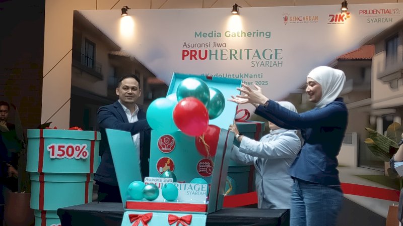 PT Prudential Sharia Life Assurance (Prudential Syariah) memperkuat komitmennya menghadirkan solusi perlindungan finansial berbasis syariah bagi keluarga Indonesia. Melalui peluncuran produk PRUHeritage Syariah Essential Plan di Kota Makassar,