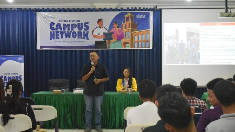 Astra Motor Sulawesi Selatan (Asmo Sulsel) terus memperkuat komitmennya dalam mendukung dunia pendidikan melalui kegiatan Campus Network yang digelar di Universitas Atma Jaya Makassar