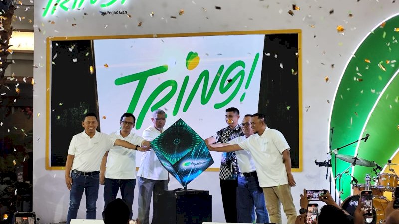 PT Pegadaian terus memperkuat langkah transformasi digitalnya dengan meluncurkan aplikasi terbaru bernama Tring, dalam ajang Festival Tring Pegadaian 2025 yang digelar di Mall Ratu Indah Makassar, Kamis (31/10/2025).