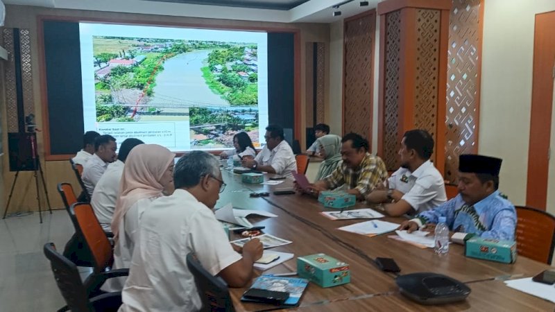 Komisi III DPRD Wajo Bahas Penanganan Sheet Pile Jembatan Tokampu–Tonrongnge Bersama BBWS Pompengan Jeneberang