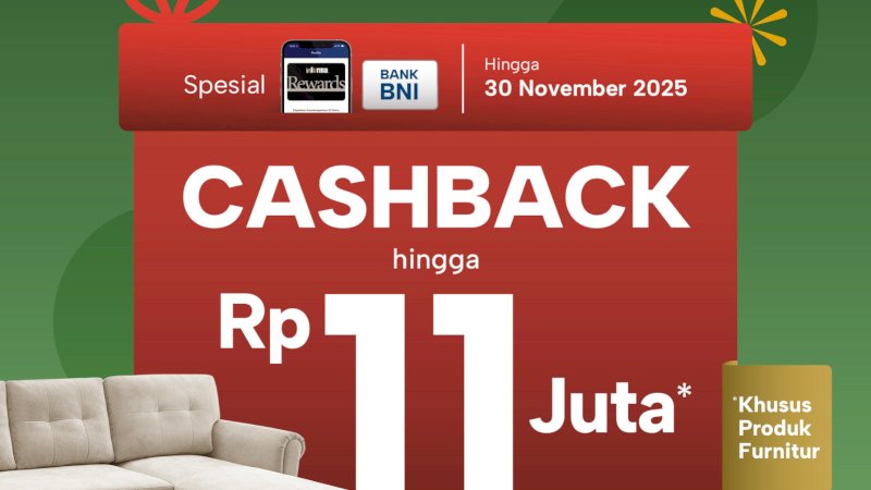Promo ini berlangsung mulai 5 hingga 30 November 2025