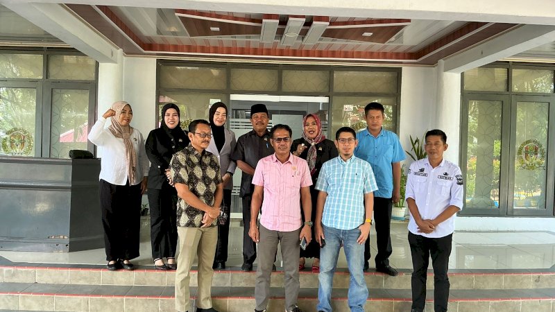 DPRD Wajo Terima Kunjungan Kerja Banggar DPRD Pinrang, Bahas Strategi Hadapi Pemotongan Dana Transfer Daerah