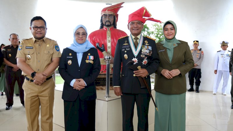 Pemkab Gowa - TNI  Jaga Sinergitas dalam Majukan Daerah