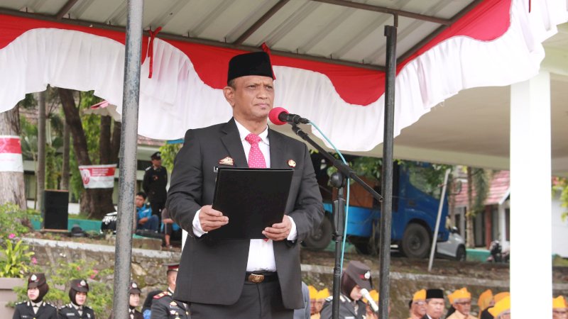 Wakil Bupati Wajo Baso Rahmanuddin Pimpin Upacara Hari Pahlawan 2025
