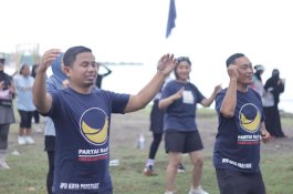 DPD NasDem Parepare Gelar Rangkaian Aksi Sosial, dari Panti Asuhan hingga Zumba Bersama Warga
