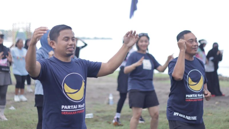 DPD NasDem Parepare Gelar Rangkaian Aksi Sosial, dari Panti Asuhan hingga Zumba Bersama Warga