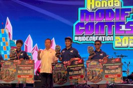 Modifikator Asal Sulsel Borong Gelar di Honda Modif Contest Nasional 2025