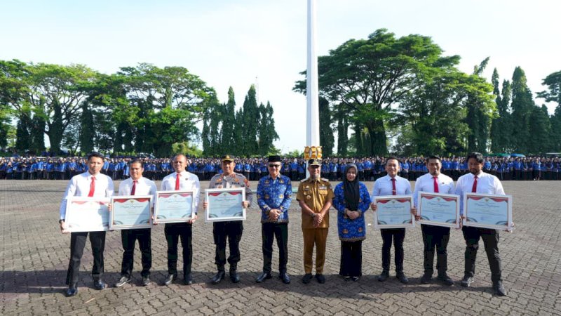 Gubernur Sulsel Beri Penghargaan 7 Polisi Atas Keberhasilan Ungkap Kasus Penculikan Bilqis