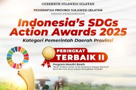 Sulsel Masuk Peringkat Terbaik II SDGs Action Awards Berkat Program Mandiri Benih