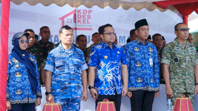Wabup Gowa Hadiri Groundbreaking Koperasi Merah Putih Secara Virtual