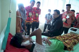 Wakil Bupati Gowa Pastikan Korban Busur di Bontoramba Dapat Perawatan Layak