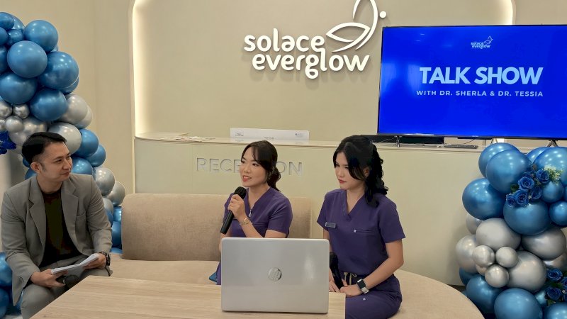 Peluncuran Pico Biaxis dan OxyGeneo+ (Geneo+). sekaligus menegaskan posisi Solace Everglow sebagai klinik pertama di Makassar yang menghadirkan kombinasi teknologi pico laser generasi terbaru dan super facial 4-in-1 dalam satu tempat.