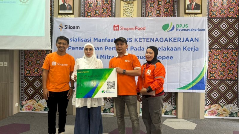 Edukasi Keselamatan Kerja bagi Driver Online, BPJS Ketenagakerjaan Gandeng ShopeeFood & Siloam