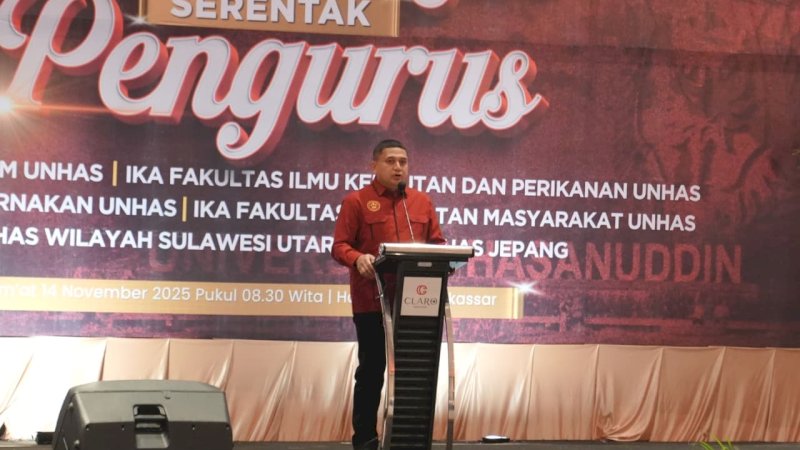 Munafri Arifuddin Dilantik Jadi Ketua IKA Fakultas Hukum Unhas