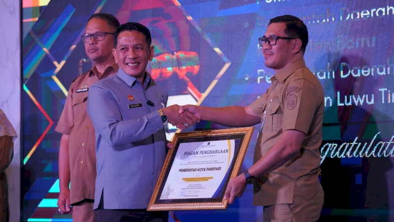 Kota Parepare Raih Dua Penghargaan Prestisius dari Kemenkumham Sulsel