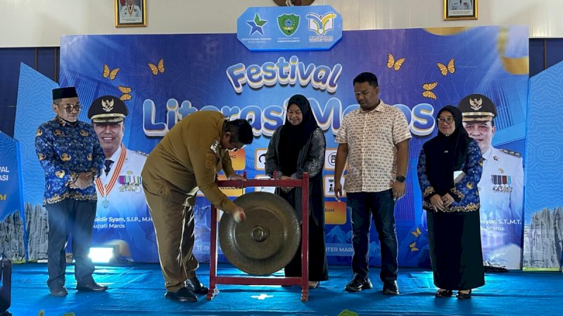 Festival Literasi Maros 2025 Jadi Pusat Gerakan Membaca dan Kreativitas Warga
