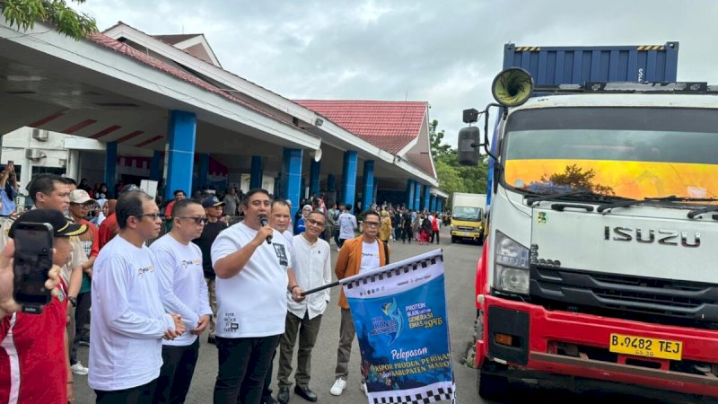 Bupati Maros Lepas Ekspor Kakap Merah dan Rumput Laut Senilai Rp54 Miliar ke Jerman