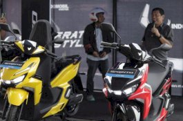 Indomobil eMotor Sprinto Resmi Mengaspal di Makassar, Bidik Pasar Motor Listrik Urban Sulsel
