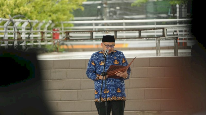 Upacara Hari Bela Negara ke-77, Wali Kota Munafri Sematkan Pin Emas Paskibraka