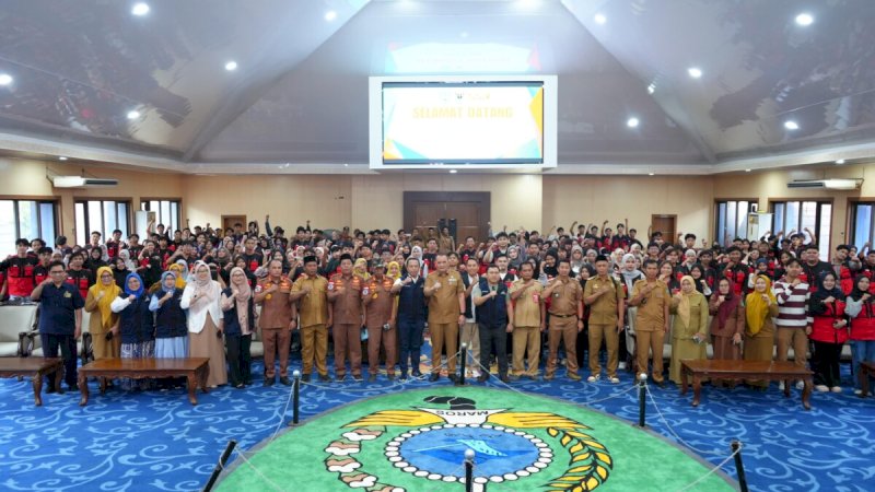 Wakil Bupati Maros Terima 360 Mahasiswa Unhas Mulai KKN Tematik