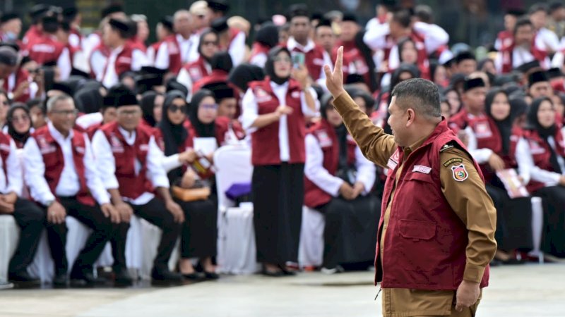 6.032 RT/RW di Kota Makassar Secara Resmi Dilantik di Lapangan Karebosi