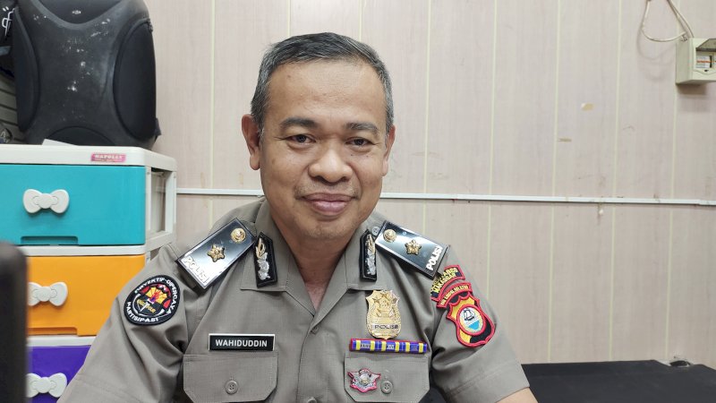 Kasi Humas Polrestabes Makassar, Kompol Wahiduddin. (Dok Rakyatku)