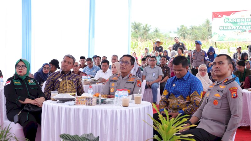 Kapolda Sulsel Hadiri Panen Raya Jagung Serentak di Bantaeng