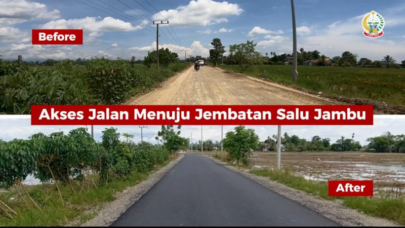 Sejumlah Penanganan Ruas Jalan di Luwu Rampung 100 Persen, Jembatan Salu Jambu-Lawawe Tahap Pengerjaan 