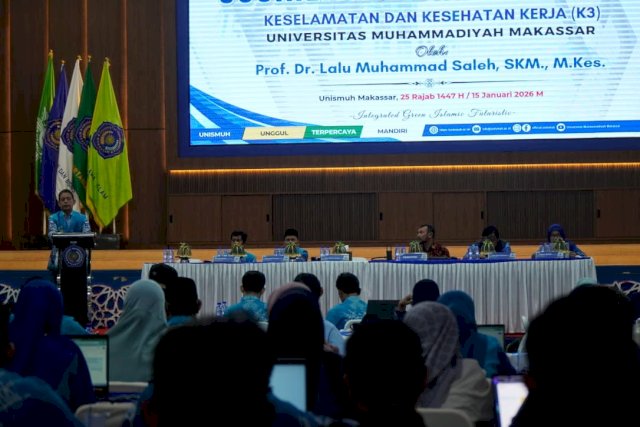 Keselamatan Kerja Jadi Fondasi Tata Kelola Kampus Unismuh Makassar