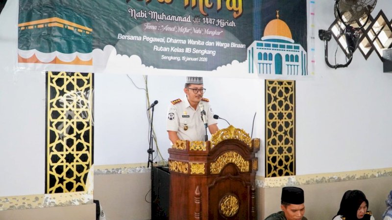 Peringati Isra Mi&rsquo;raj, Rutan Sengkang Tekankan Pembinaan Spiritual Warga Binaan