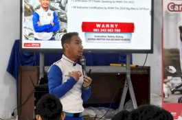 Asmo Sulsel–Polres Gowa Perkuat Budaya #Cari_Aman Lewat Edukasi Safety Riding di SMKN 4 Gowa
