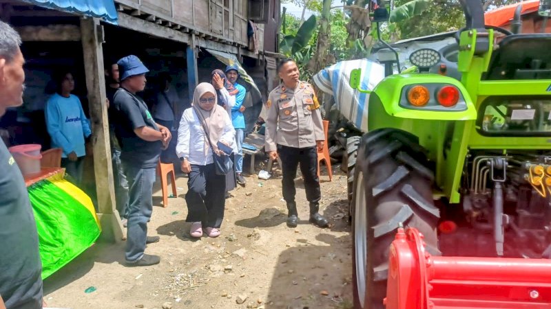 Perkuat Ketahanan Pangan Daerah, DPKP Wajo Gelar Pelatihan Alsintan di Desa Lagoari