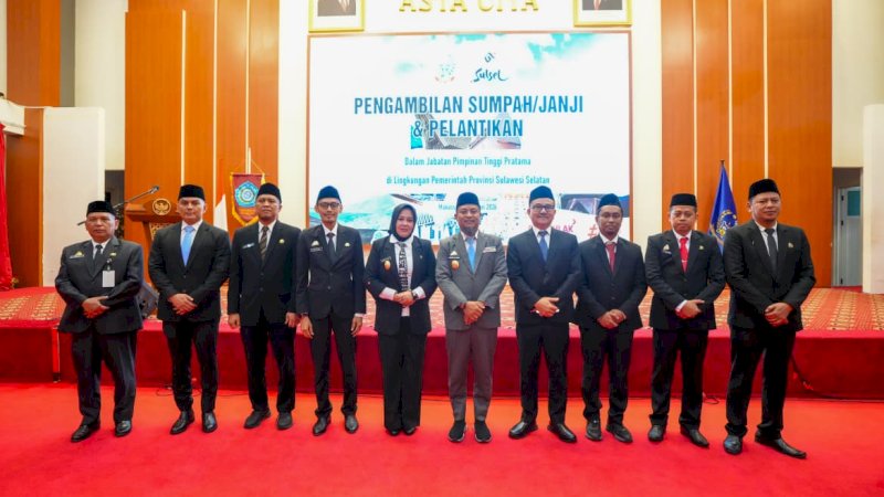 Pertama Kali Jabatan Eselon II Pemprov Sulsel Dilakukan Melalui Sistem Manajemen Talenta