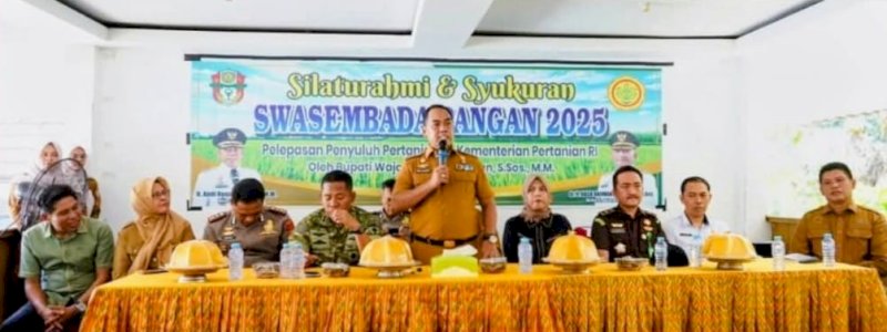 Bupati Wajo Hadiri Silaturahmi dan Syukuran Swasembada Pangan, Terima Penghargaan Nasional dari Presiden