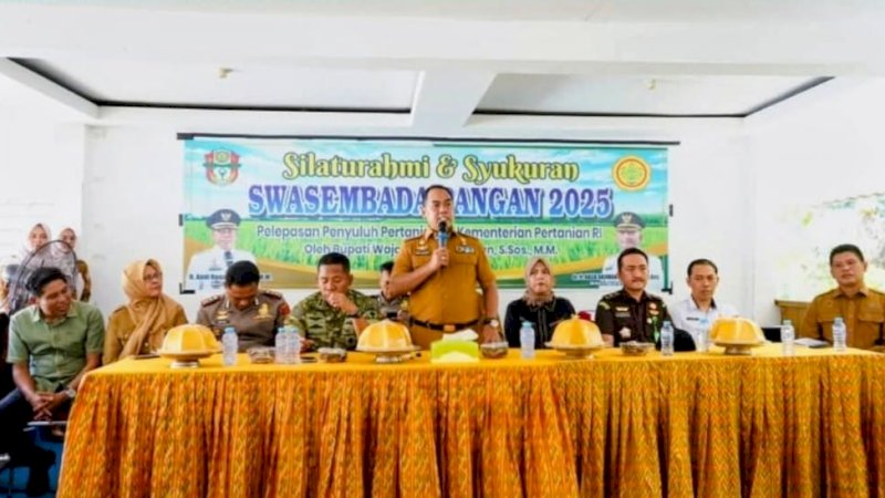 Bupati Wajo Hadiri Silaturahmi dan Syukuran Swasembada Pangan, Terima Penghargaan Nasional dari Presiden