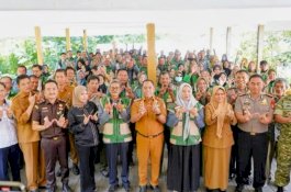 Bupati Wajo Hadiri Silaturahmi dan Syukuran Swasembada Pangan