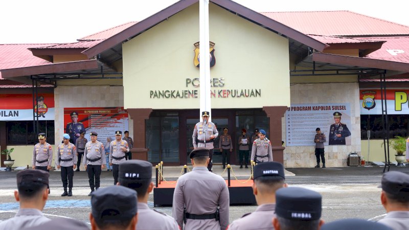 Kunjungi Polres Pangkep, Kapolda Ingatkan Polisi Jangan Sakiti Hati Rakyat 