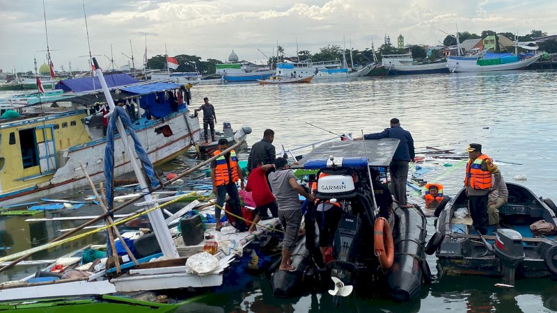 Ledakan Kapal Nelayan di Pelabuhan Paotere Makassar, 9 Korban Luka-luka
